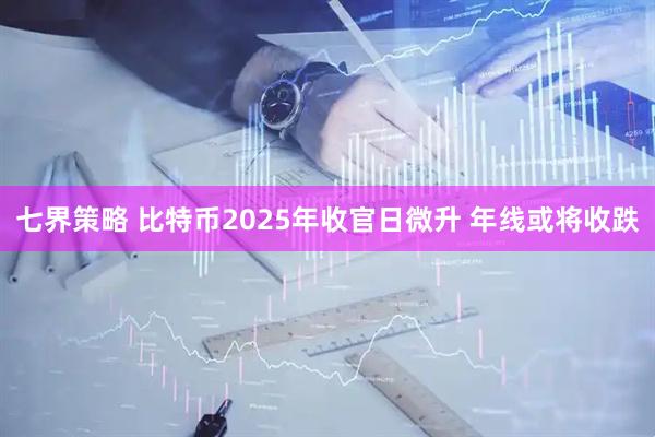 七界策略 比特币2025年收官日微升 年线或将收跌
