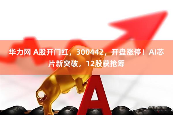华力网 A股开门红，300442，开盘涨停！AI芯片新突破，12股获抢筹