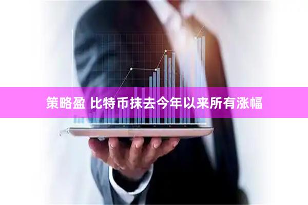 策略盈 比特币抹去今年以来所有涨幅