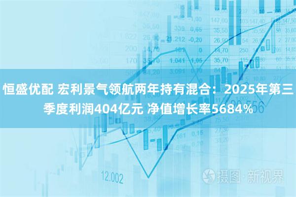 恒盛优配 宏利景气领航两年持有混合：2025年第三季度利润404亿元 净值增长率5684%